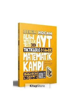 AYT Taktiklerle 8 Günde Matematik Kampı - İlyas Güneş - Benim Hocam Yayınları AYT Taktiklerle 8 Günde Matematik Kampı - İlyas Güneş - Benim Hocam Yayınları