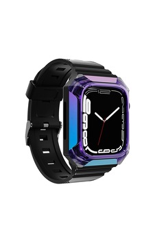 Apple Uyumlu Watch 38mm Zore Krd-88 Sert Pc Kasa Koruyuculu Silikon Kordon