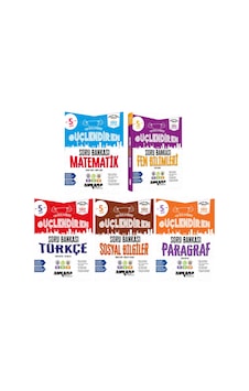 Ankara 2027 5. Sınıf Matematik + Fen Bilgisi + Türkçe + Sosyal Bilgiler + Paragraf Güçlendiren Soru Seti 5 Kitap Maarif Model Ankara 2027 5. Sınıf Matematik + Fen Bilgisi + Türkçe + Sosyal Bilgiler + Paragraf Güçlendiren Soru Seti 5 Kitap Maarif Model