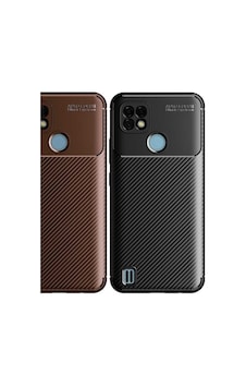 Zore Realme C21 Kılıf Omsy Negro Silikon Kapak - Siyah Zore Realme C21 Kılıf Omsy Negro Silikon Kapak - Siyah
