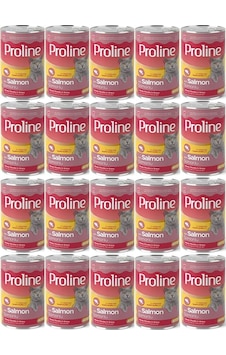Pro Line Somonlu Yetişkin Kedi Konservesi 20 x 400 G Pro Line Somonlu Yetişkin Kedi Konservesi 20 x 400 G