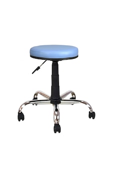 Bürocci Metal Ayaklı Tabure-Mavi-2999D0119 Bürocci Metal Ayaklı Tabure-Mavi-2999D0119