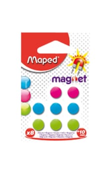 Maped Mıknatıs 10 Mm 8 Li Karışık Renk Maped Mıknatıs 10 Mm 8 Li Karışık Renk
