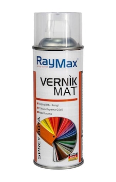 Raymax Akrilik Sprey Mat Vernik 400Ml.Made in Germany.