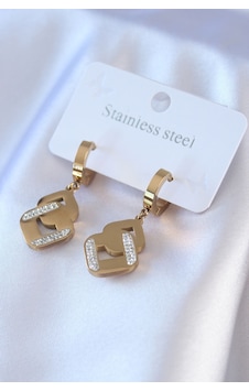 316l Çelik Gold Renk Zirkon Taşlı Kadın Küpe - Tj-bkp7703 Çok Renkli 316l Çelik Gold Renk Zirkon Taşlı Kadın Küpe - Tj-bkp7703 Çok Renkli