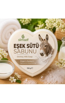 Slimself Eşeksütü Doğal Süngerli Sabun Slimself Eşeksütü Doğal Süngerli Sabun