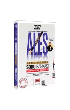 Yargı Yayınları 2027 Ales Sözel Yetenek Tamamı Video Çözümlü Soru Bankası Yargı Yayınları 2027 Ales Sözel Yetenek Tamamı Video Çözümlü Soru Bankası