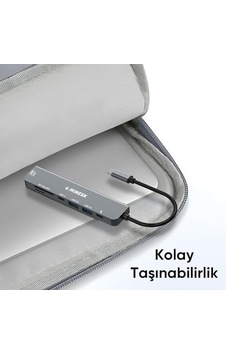 Macbook İle Uyumlu Usb-c Hub Çoklayıcı Hdmı/sd Card/micro Sd/usb 2.0/usb 3.0/usb-c/pd 100watt / Bağl Macbook İle Uyumlu Usb-c Hub Çoklayıcı Hdmı/sd Card/micro Sd/usb 2.0/usb 3.0/usb-c/pd 100watt / Bağl