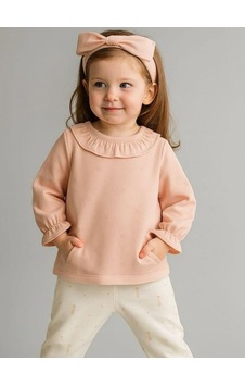 Cicim Baby Ciccim Baby 3lü Takım Ballerine Tale Somon-12841 Ekru