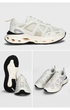Lufian Vlad Erkek Deri Sneaker Ayakkabı Ekru
