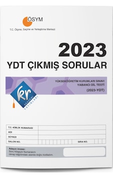 2023 Ydt Çıkmış Sorular Tıpkı Basım Kitapçığı 2023 Ydt Çıkmış Sorular Tıpkı Basım Kitapçığı
