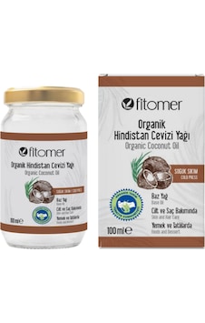 Organik Hindistan Cevizi Yağı 100 Ml Soğuk Sıkım 100 ML Organik Hindistan Cevizi Yağı 100 Ml Soğuk Sıkım 100 ML