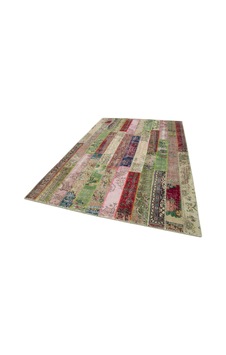 Bespoky Patchwork Modern Çok Renkli Salon Halısı El Dokuma 30991 Bespoky Patchwork Modern Çok Renkli Salon Halısı El Dokuma 30991