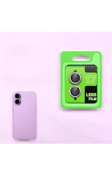 İphone 17 Uyumlu Premium Kalite Parmak İzi Tutmaz Renkli Kamera Lens Koruyucu Mor İphone 17 Uyumlu Premium Kalite Parmak İzi Tutmaz Renkli Kamera Lens Koruyucu Mor