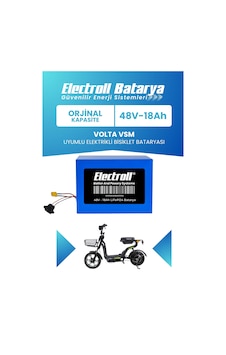 Volta Vsm Uyumlu Batarya 48v 18 Ah Lifepo4 Elektrikli Bisiklet Için Akü Siyah Volta Vsm Uyumlu Batarya 48v 18 Ah Lifepo4 Elektrikli Bisiklet Için Akü Siyah