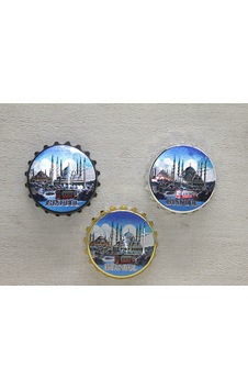 Metal Magnet İstanbul Temalı Alk4339 Metal Magnet İstanbul Temalı Alk4339
