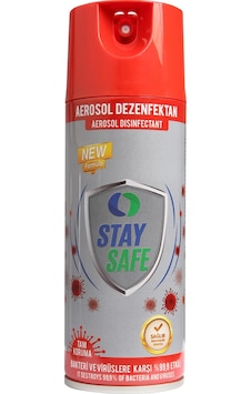 Stay Safe – Aerosol Dezenfektan 400ml. (9'lu Paket)