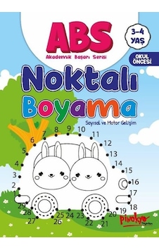 ABS Noktalı Boyama Sayısal ve Motor Gelişim 3 - 4 Yaş - Buçe Dayı - Pinokyo