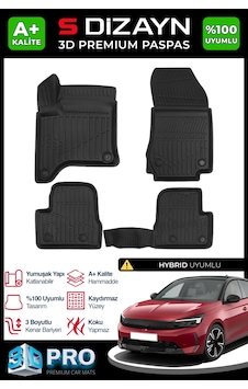 S-dizayn Opel Corsa F Hybrid 1.2 3d Pro Havuzlu Paspas 2025 Üzeri A+ Kalite