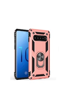 Samsung Galaxy Uyumlu S10 Kılıf Tank Zırh Yüzüklü Mıknatıslı Standlı Kapak Vega Samsung Galaxy Uyumlu S10 Kılıf Tank Zırh Yüzüklü Mıknatıslı Standlı Kapak Vega