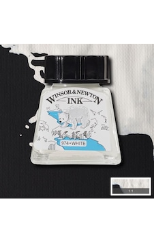 Winsor & Newton Çini Mürekkebi 14Ml - White Winsor & Newton Çini Mürekkebi 14Ml - White