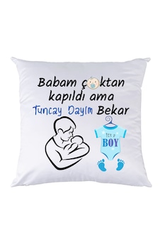 Biresimden-Hediye Erkek Bebek Yeni Doğan Hediyesi Yastık Biresimden-Hediye Erkek Bebek Yeni Doğan Hediyesi Yastık