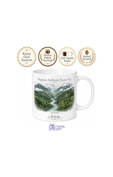Artvin Merkez Doğa Güzellikleri Karadeniz Hatırası Kupa Bardak Hediye Tupya16254 Beyaz / Çok Renkli Artvin Merkez Doğa Güzellikleri Karadeniz Hatırası Kupa Bardak Hediye Tupya16254 Beyaz / Çok Renkli