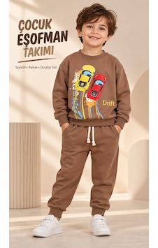 Yağmur Giyim Flamindo Yarış Arabalı 2 İp %100 Pamuk Erkek Çocuk Eşofman Takımı 3-6 Yaş 1414 Kahverengi Yağmur Giyim Flamindo Yarış Arabalı 2 İp %100 Pamuk Erkek Çocuk Eşofman Takımı 3-6 Yaş 1414 Kahverengi
