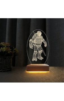 3D Masa Lambası Çocuk Odası Ninja Kaplumbağa Gece Lambası