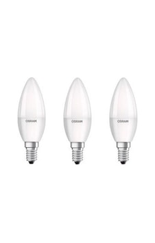 Osram Led Value Classic B404 4.9w Beyaz Işık E-14 Duy Mum Ampul 3'lü Paket Osram Led Value Classic B404 4.9w Beyaz Işık E-14 Duy Mum Ampul 3'lü Paket