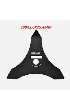 Rtrmax Rty 117 300 X 3.0 X 25.4 Mm Benzinli Tırpan Bıçağı Üçlü Rtrmax Rty 117 300 X 3.0 X 25.4 Mm Benzinli Tırpan Bıçağı Üçlü