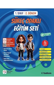 Tudem 1. Sınıf 2. Dönem Süreç Odaklı Eğitim Seti 5 Parça Tudem Yayınları Tudem 1. Sınıf 2. Dönem Süreç Odaklı Eğitim Seti 5 Parça Tudem Yayınları