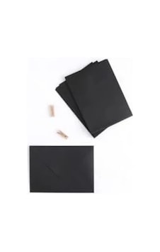Siyah Standart Zarf - 13x18 Cm 10 Adet