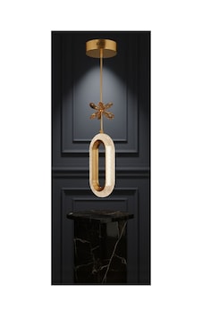 Selin Gold Modern Led Sarkıt Avize Kristal Çiçek Detaylı Oval Tasarım Tekli Altın Altın Selin Gold Modern Led Sarkıt Avize Kristal Çiçek Detaylı Oval Tasarım Tekli Altın Altın