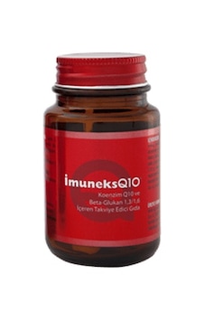 İmuneks Farma Q10® Beta Glukan (1,3/1,6) ve Koenzim Q10 İçeren Takviye Edici Gıda İmuneks Farma Q10® Beta Glukan (1,3/1,6) ve Koenzim Q10 İçeren Takviye Edici Gıda