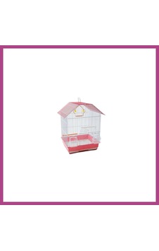 Gees Global Çift Kapılı Kuş Kafesi Pembe 34,5x28x46 Cm Gbzs Gees Global Çift Kapılı Kuş Kafesi Pembe 34,5x28x46 Cm Gbzs