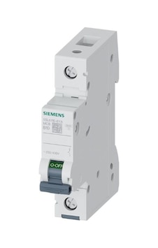 Siemens Tek Fazlı 10a B Tipi Çabuk Karakterli 6ka Otomatik Sigorta 5sl6110-6ya