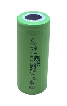Zenviya21 Sertec 1.2v 2000 Mah - 4/5a - Ni-mh Şarjlı Pil - Başsız / Flat Head Zenya785