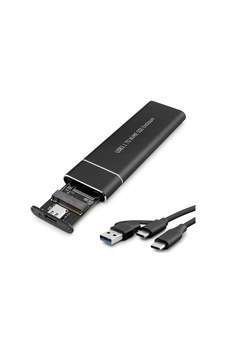 Ssd Kutu Type C3.1 + Usb3.0 Nvme M2 Chıp Siyah Ssd Kutu Type C3.1 + Usb3.0 Nvme M2 Chıp Siyah