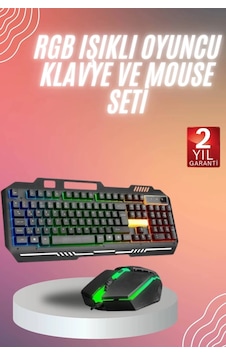 Buğz Rgb Işıklı Gaming Oyuncu Klavye Q Klavye Mouse li Diğer Buğz Rgb Işıklı Gaming Oyuncu Klavye Q Klavye Mouse li Diğer