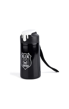 Lisanslı Siyah Çelik Matara - 500 Ml Pipetli Okul Ve Spor Suluk Çok Renkli Lisanslı Siyah Çelik Matara - 500 Ml Pipetli Okul Ve Spor Suluk Çok Renkli