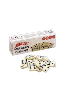 Star Domino Plastik Kutulu Melamin Star-6096079 Star Domino Plastik Kutulu Melamin Star-6096079