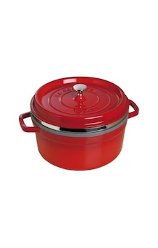 Staub La Cocotte Döküm Tencere Buharlı Pişirici ile Kiraz 26 CM