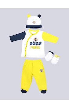Fenerbahçe Beyaz Doğuştan Fenerli 3'lü Bebek Hastane Çıkışı