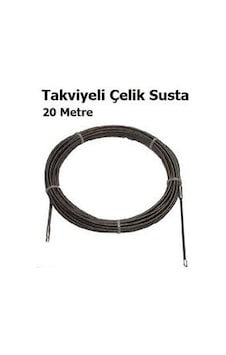 20 M Çelik Kılavuz 20 M Çelik Halat Takviyeli Susta 20 M Çelik Kılavuz 20 M Çelik Halat Takviyeli Susta