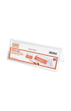 Ops Çift Taraflı Kart Tutucu 9x21 CM 051 Ops Çift Taraflı Kart Tutucu 9x21 CM 051