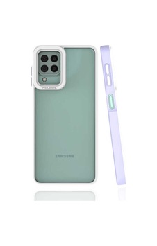 Galaxy A22 4g Kılıf Zore Mima Kapak Lila