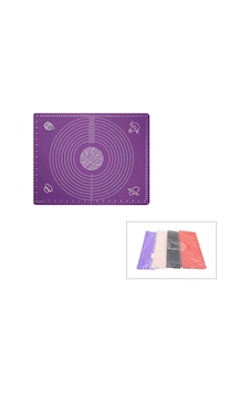 İbico İ22-370 Dikdörtgen Renkli Silikon Hamur Matı 40x50 Cm Ölçek Çizimli 150 Gr