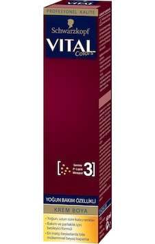 Schwarzkopf Vıtal Colors Krem Saç Boyası 1 - 1 Gece Siyah - 60 Ml