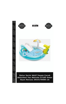 Delux Serisi Aktif Yaşam Çocuk Aktivitesi Yaz Aktivite 57165 Gator Oyun Havuzu 201x170x84 Cm Çok Renkli Delux Serisi Aktif Yaşam Çocuk Aktivitesi Yaz Aktivite 57165 Gator Oyun Havuzu 201x170x84 Cm Çok Renkli